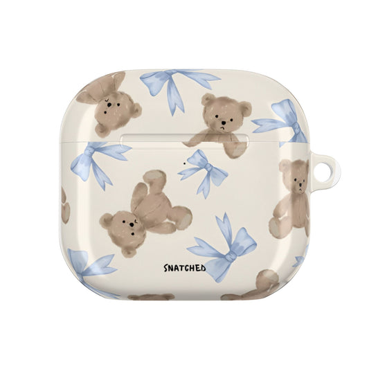 Teddy Bear Blue Bow