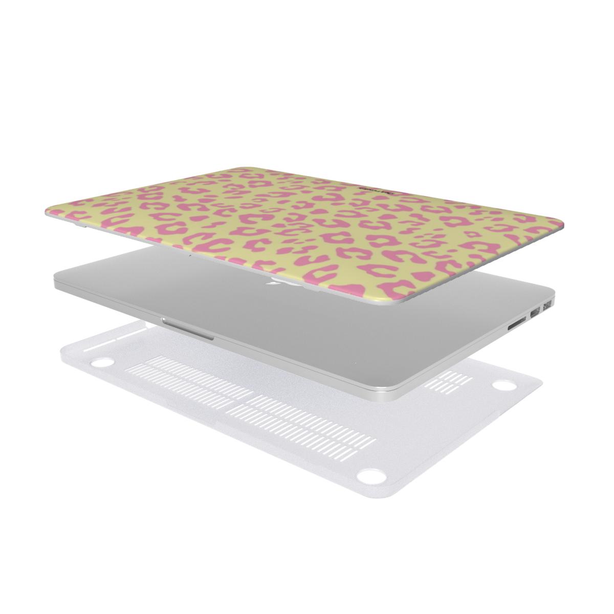 Pink and Yellow Leopard Print