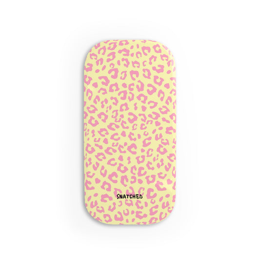 Leopard Print Phone Grip, Cute Phone Accessory, Mobile Stand, Trending Tech Gift, Stylish Phone Grip, Perfect for Everyday Use