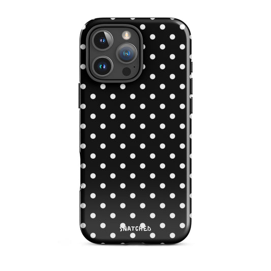 White & Black Polka Dots