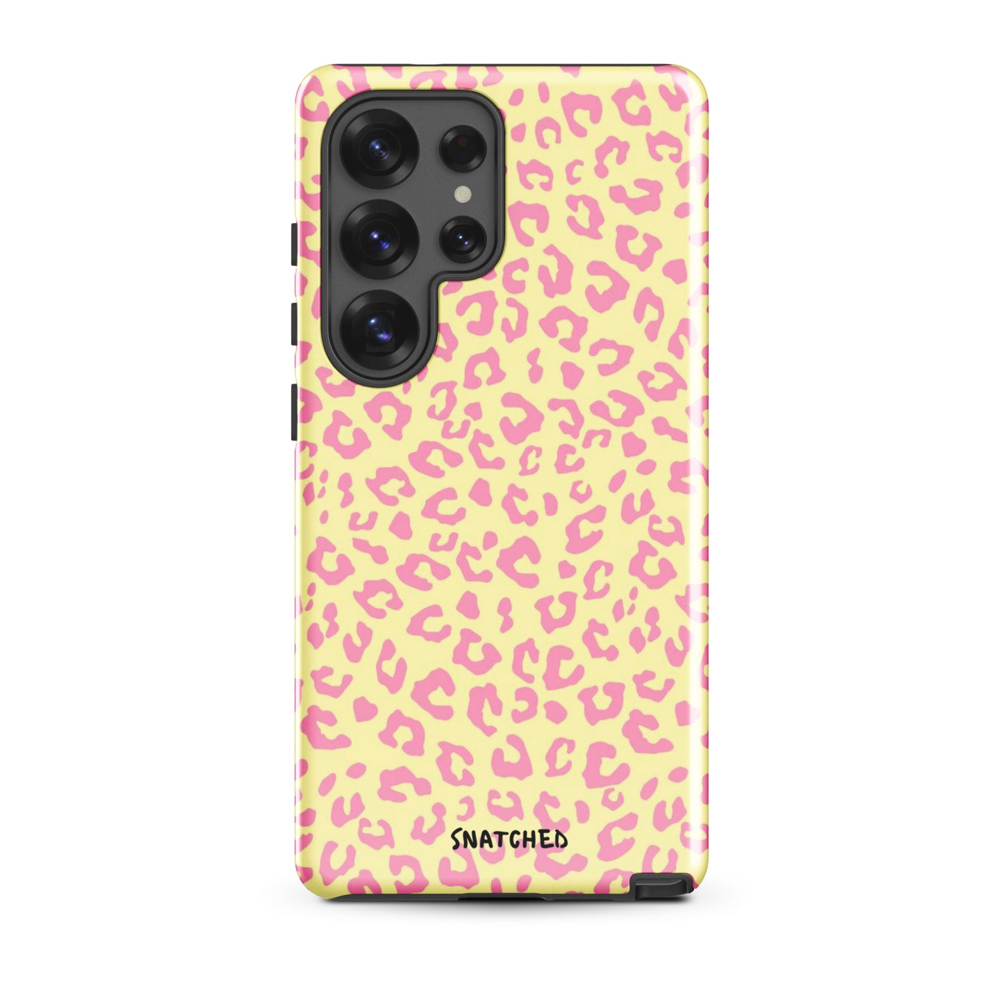 Pink and Yellow Leopard Print