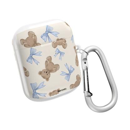 Teddy Bear Blue Bow