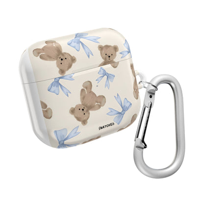 Teddy Bear Blue Bow