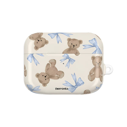Teddy Bear Blue Bow
