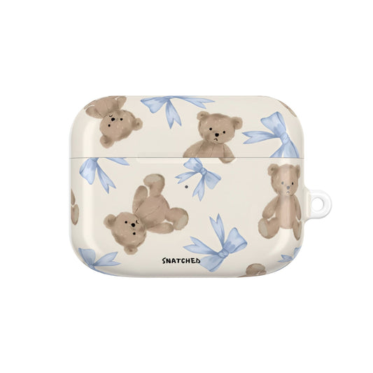 Teddy Bear Blue Bow