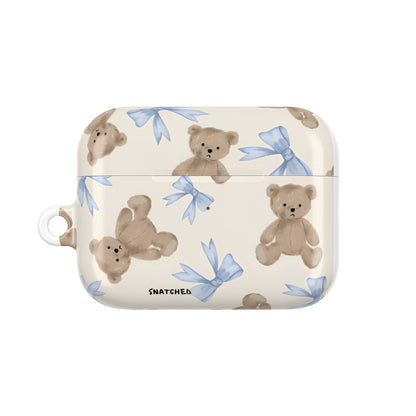 Teddy Bear Blue Bow