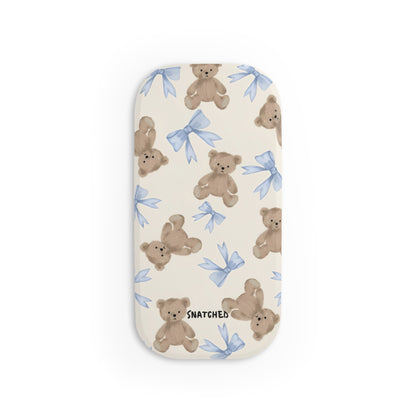 Teddy Bear Blue Bow