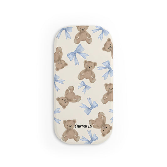Teddy Bear Blue Bow