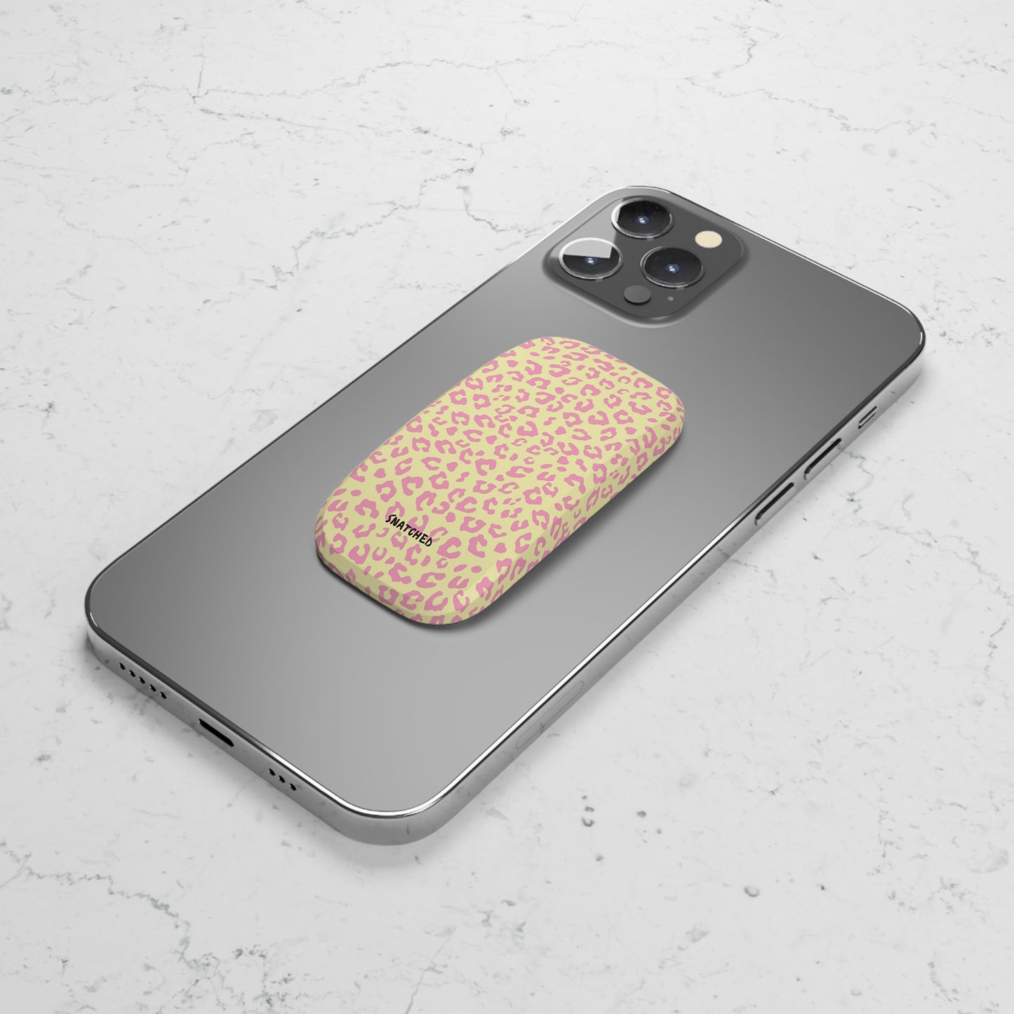 Leopard Print Phone Grip, Cute Phone Accessory, Mobile Stand, Trending Tech Gift, Stylish Phone Grip, Perfect for Everyday Use