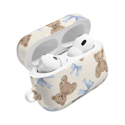 Teddy Bear Blue Bow