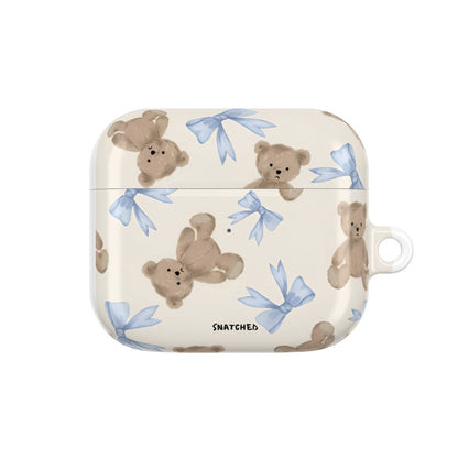Teddy Bear Blue Bow