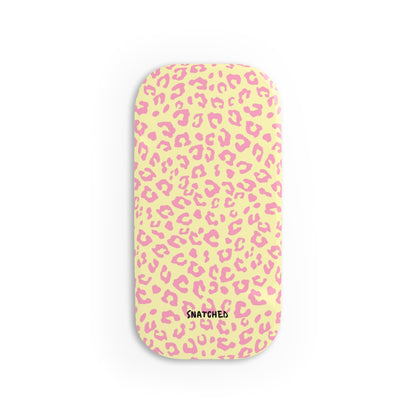 Leopard Print Phone Grip, Cute Phone Accessory, Mobile Stand, Trending Tech Gift, Stylish Phone Grip, Perfect for Everyday Use