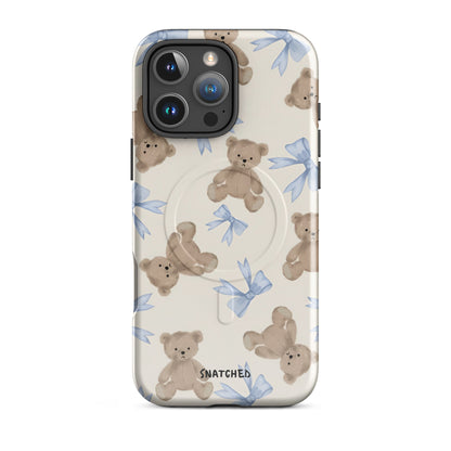 Teddy Bear Blue Bow MagSafe®